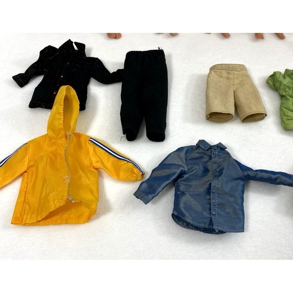 Vintage 1968 Ken Dolls Lot Of 7 One No Head Two Rooted Hair Ken Clothes Toy Gift - Picture 6 of 16